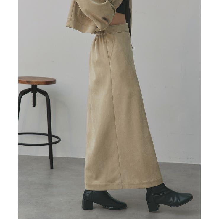 スエードラップスカート | ad thie | 詳細画像35 