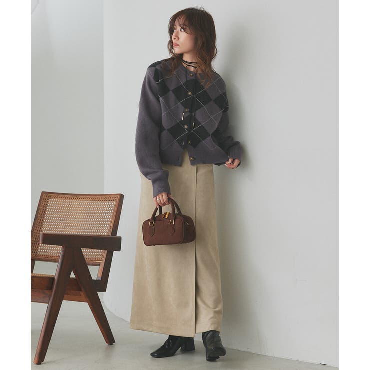 スエードラップスカート | ad thie | 詳細画像36 