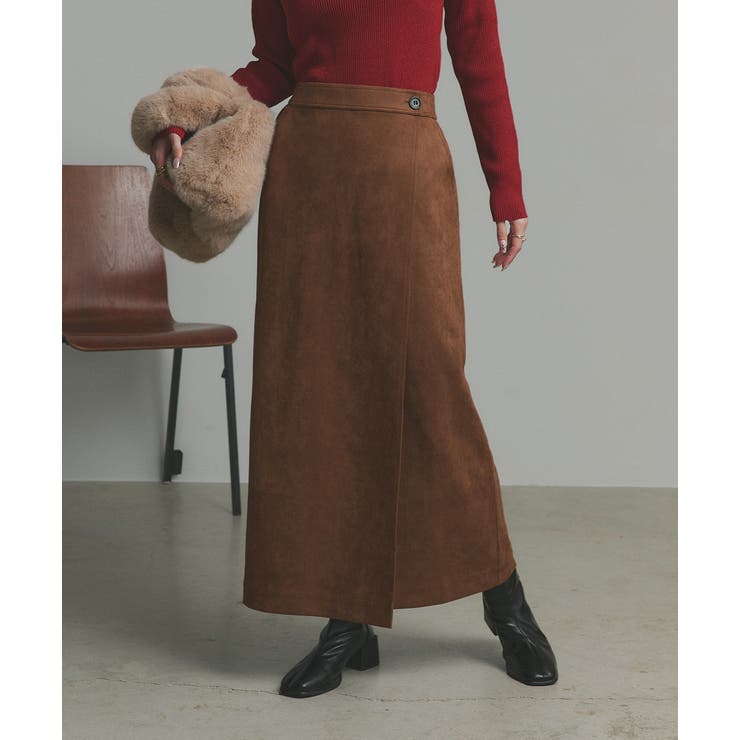 スエードラップスカート | ad thie | 詳細画像43 