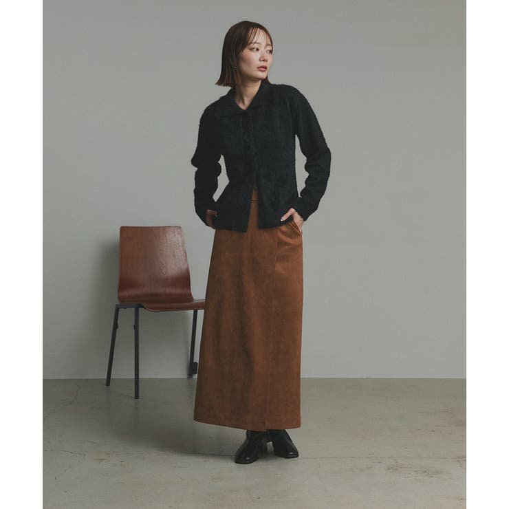 スエードラップスカート | ad thie | 詳細画像45 