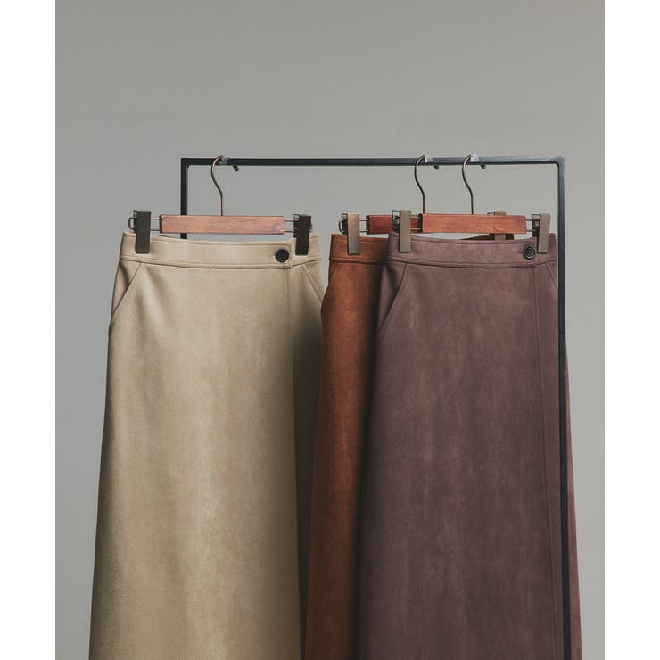 スエードラップスカート | ad thie | 詳細画像48 