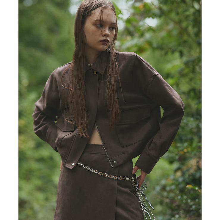 スエードラップスカート | ad thie | 詳細画像5 