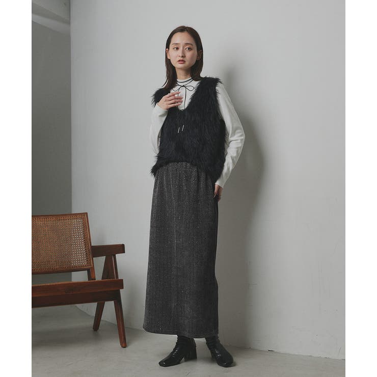 ラメモールスリットナロースカート		 | ad thie | 詳細画像11 