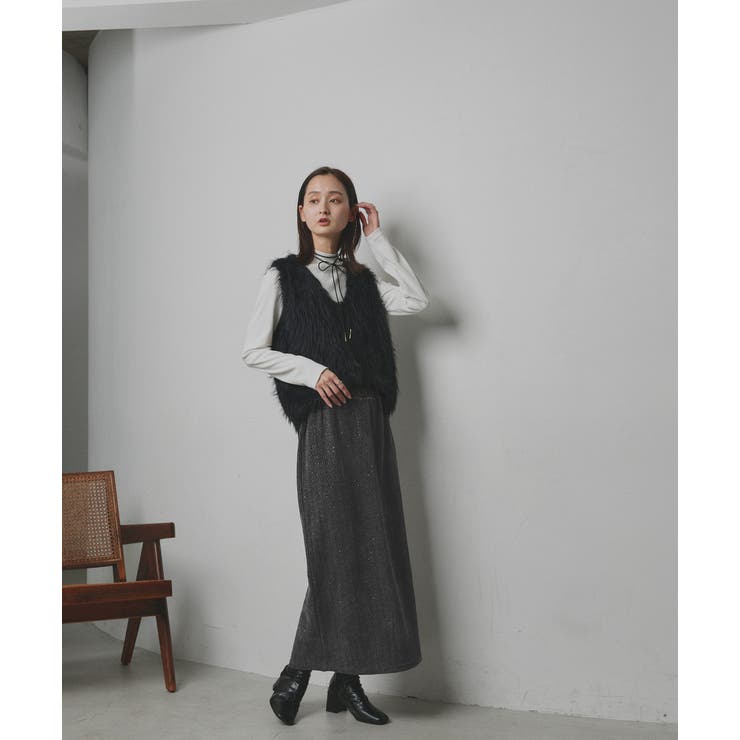 ラメモールスリットナロースカート		 | ad thie | 詳細画像12 