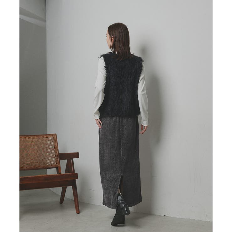 ラメモールスリットナロースカート		 | ad thie | 詳細画像13 