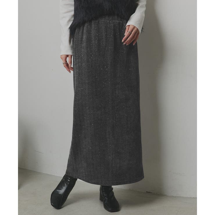 ラメモールスリットナロースカート		 | ad thie | 詳細画像15 