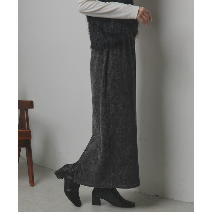 ラメモールスリットナロースカート		 | ad thie | 詳細画像16 