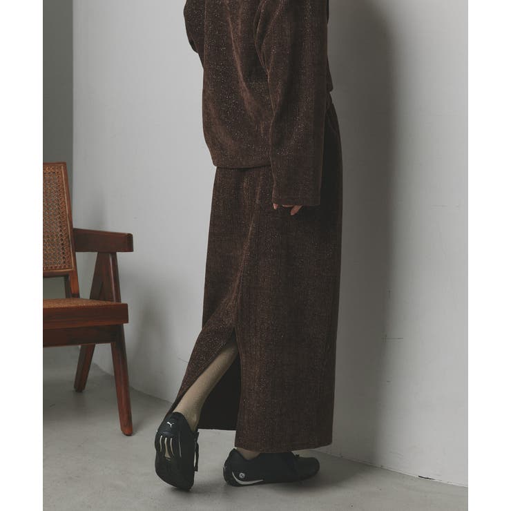 ラメモールスリットナロースカート		 | ad thie | 詳細画像19 