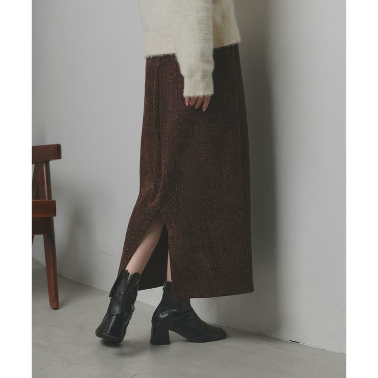 ラメモールスリットナロースカート		 | ad thie | 詳細画像27 