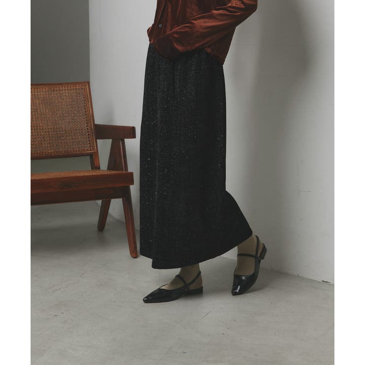 ラメモールスリットナロースカート		 | ad thie | 詳細画像6 