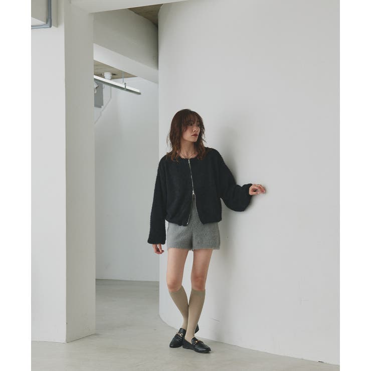 シャギーニットショートパンツ | ad thie | 詳細画像13 