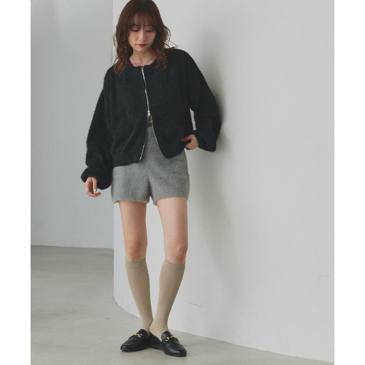 シャギーニットショートパンツ | ad thie | 詳細画像14 