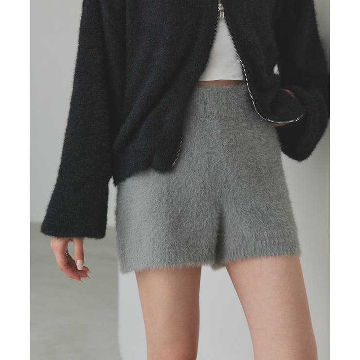 シャギーニットショートパンツ | ad thie | 詳細画像16 