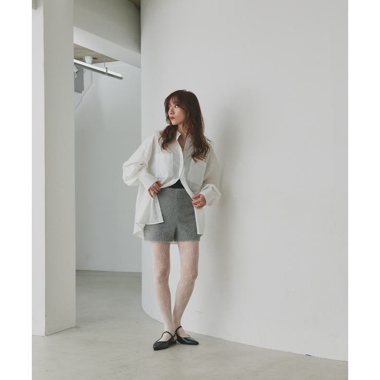 シャギーニットショートパンツ | ad thie | 詳細画像20 