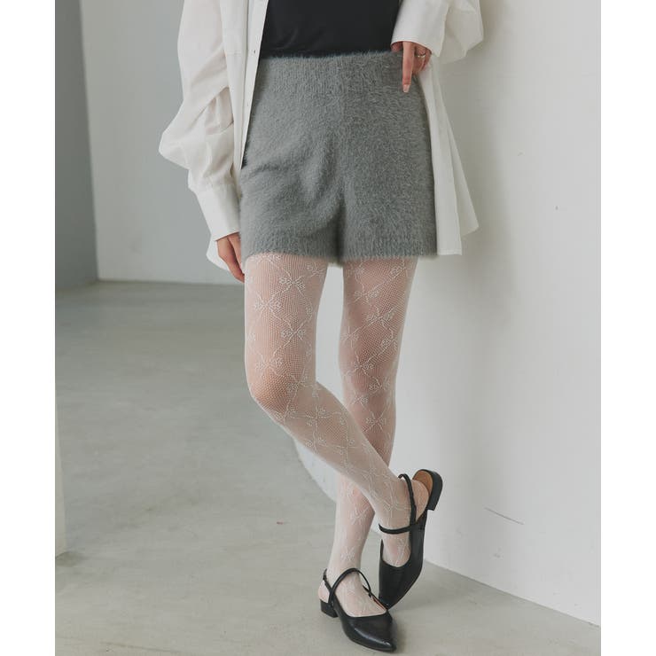 シャギーニットショートパンツ | ad thie | 詳細画像21 