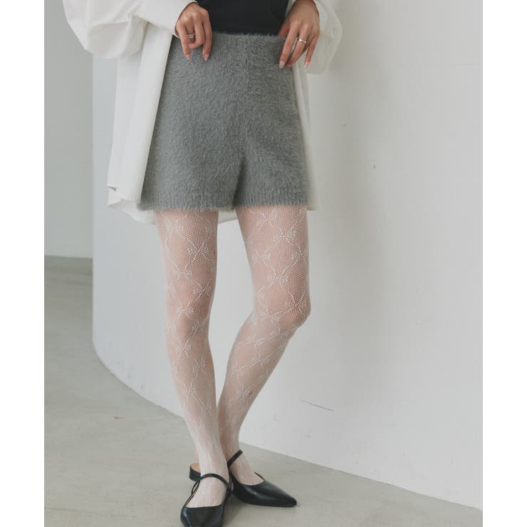 シャギーニットショートパンツ | ad thie | 詳細画像23 