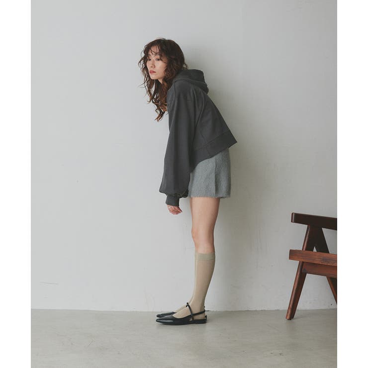 シャギーニットショートパンツ | ad thie | 詳細画像25 