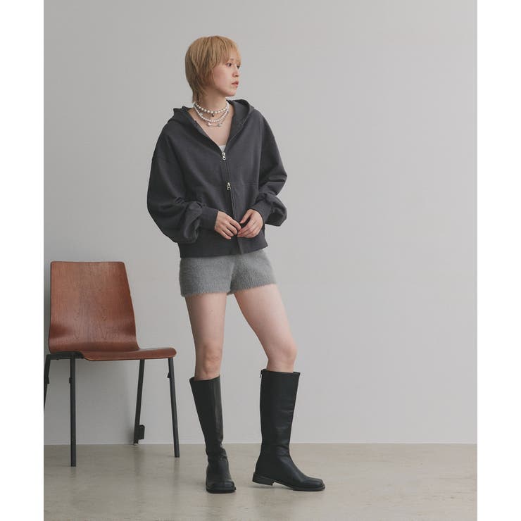 シャギーニットショートパンツ | ad thie | 詳細画像28 