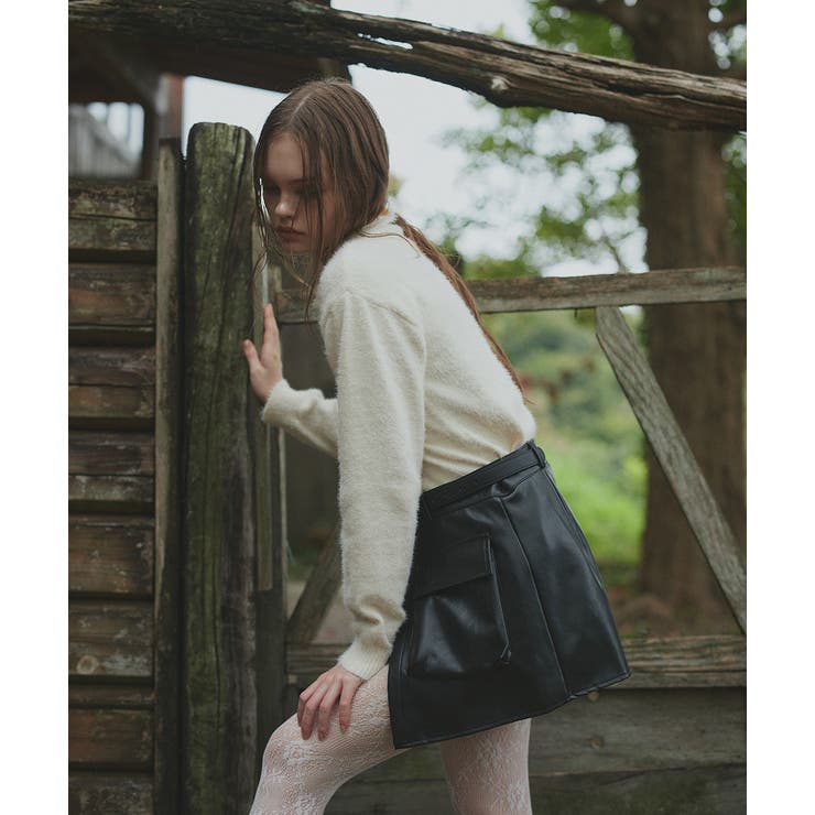 シャギーニットショートパンツ | ad thie | 詳細画像34 