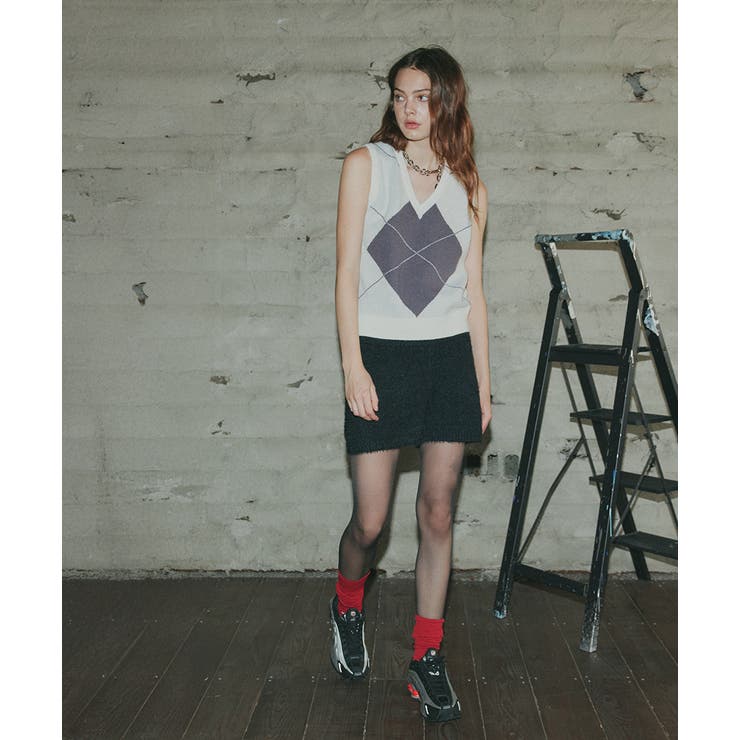 シャギーニットショートパンツ | ad thie | 詳細画像44 