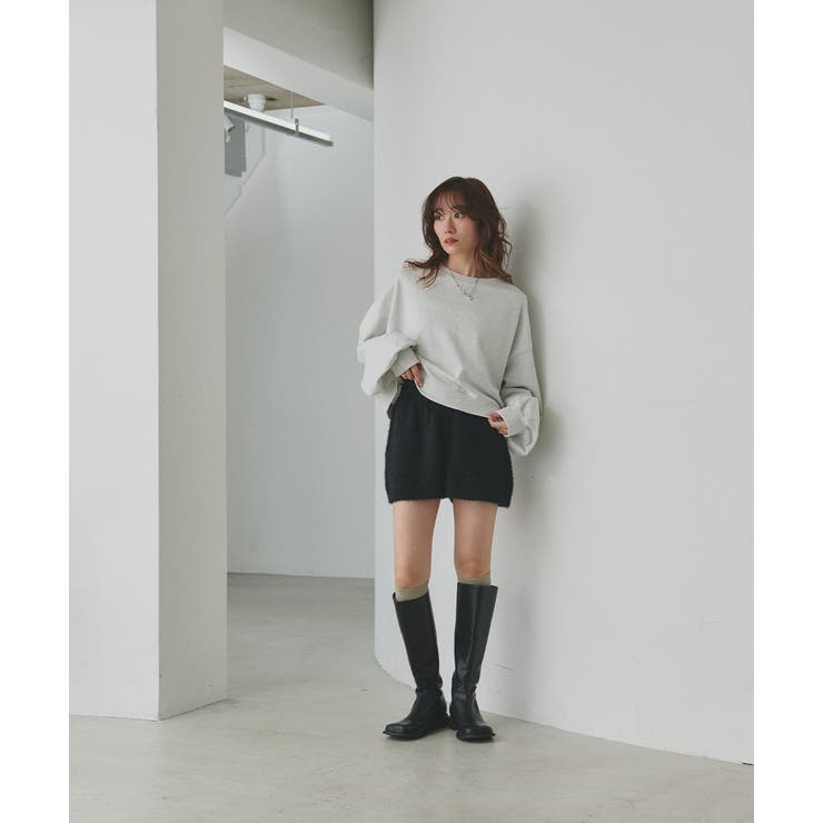 シャギーニットショートパンツ | ad thie | 詳細画像47 