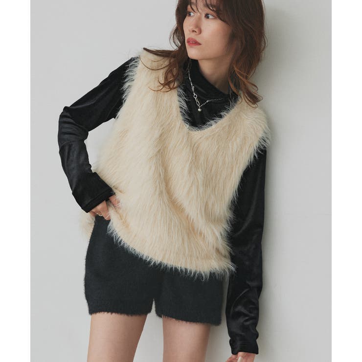 シャギーニットショートパンツ | ad thie | 詳細画像56 