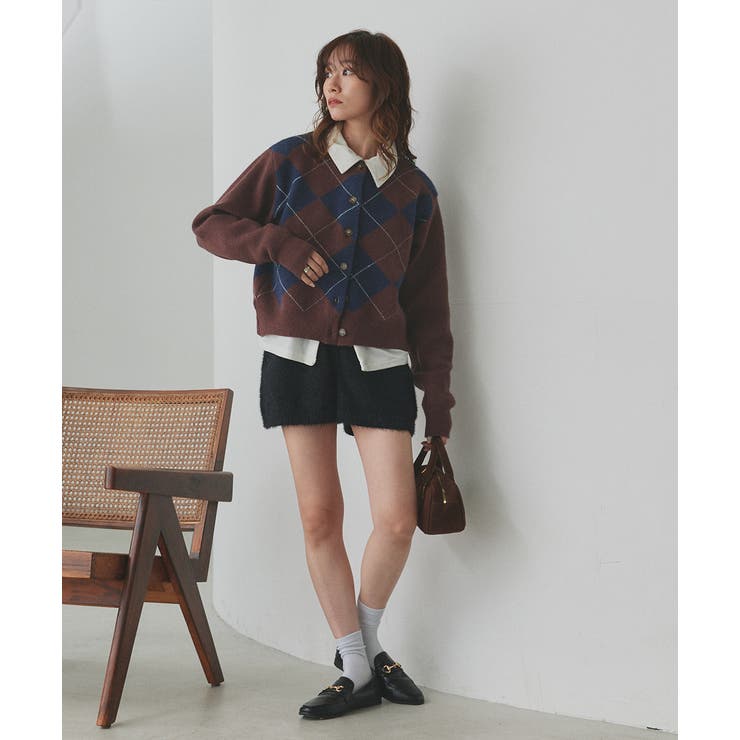 シャギーニットショートパンツ | ad thie | 詳細画像57 