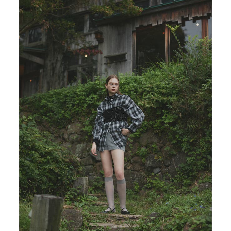 シャギーニットショートパンツ | ad thie | 詳細画像6 