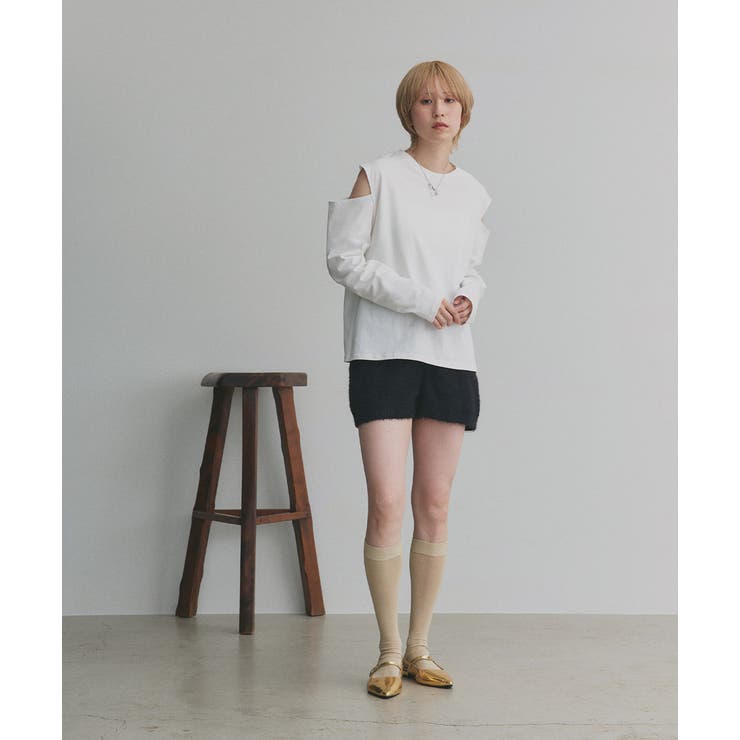 シャギーニットショートパンツ | ad thie | 詳細画像61 