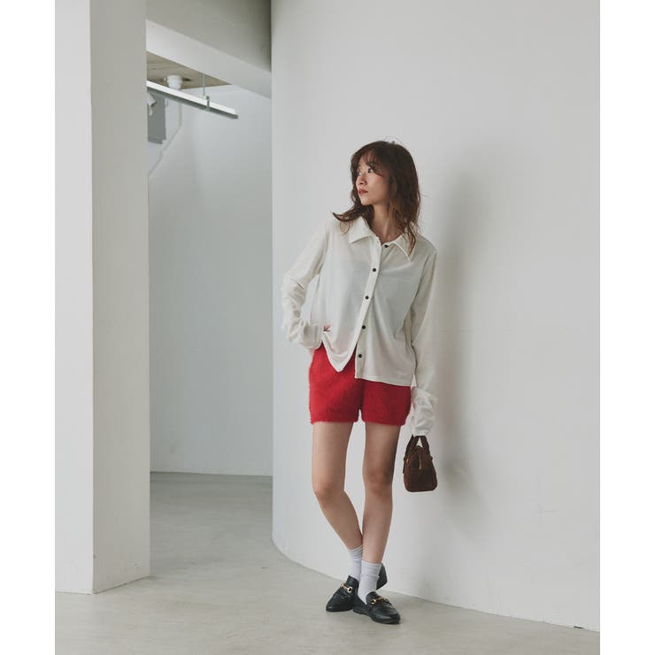 シャギーニットショートパンツ | ad thie | 詳細画像64 