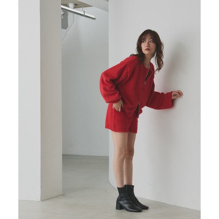 シャギーニットショートパンツ | ad thie | 詳細画像72 