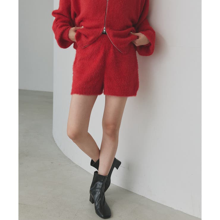 シャギーニットショートパンツ | ad thie | 詳細画像74 