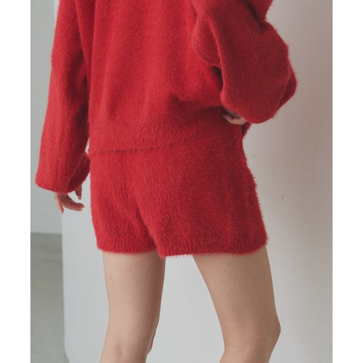 シャギーニットショートパンツ | ad thie | 詳細画像76 