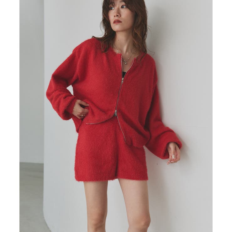 シャギーニットショートパンツ | ad thie | 詳細画像77 