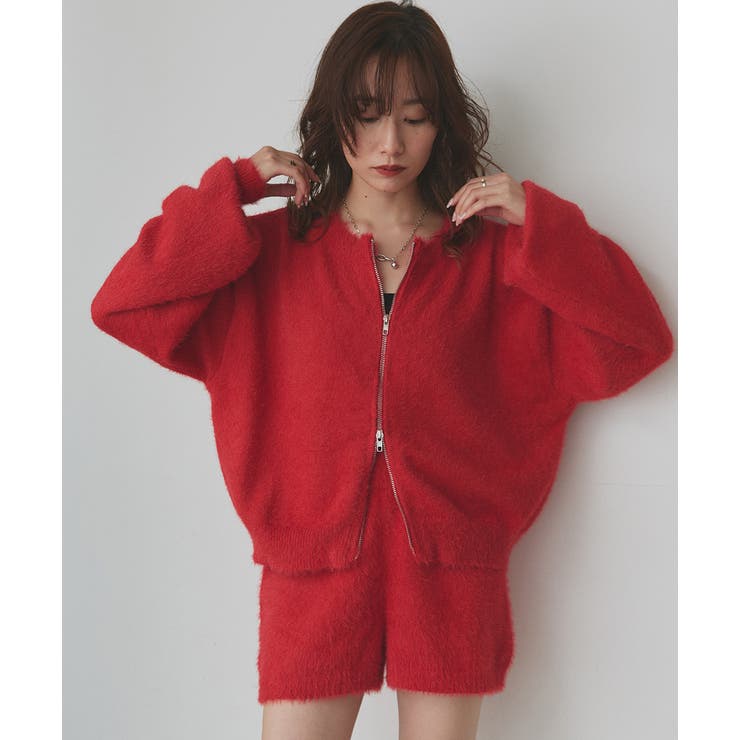 シャギーニットショートパンツ | ad thie | 詳細画像78 