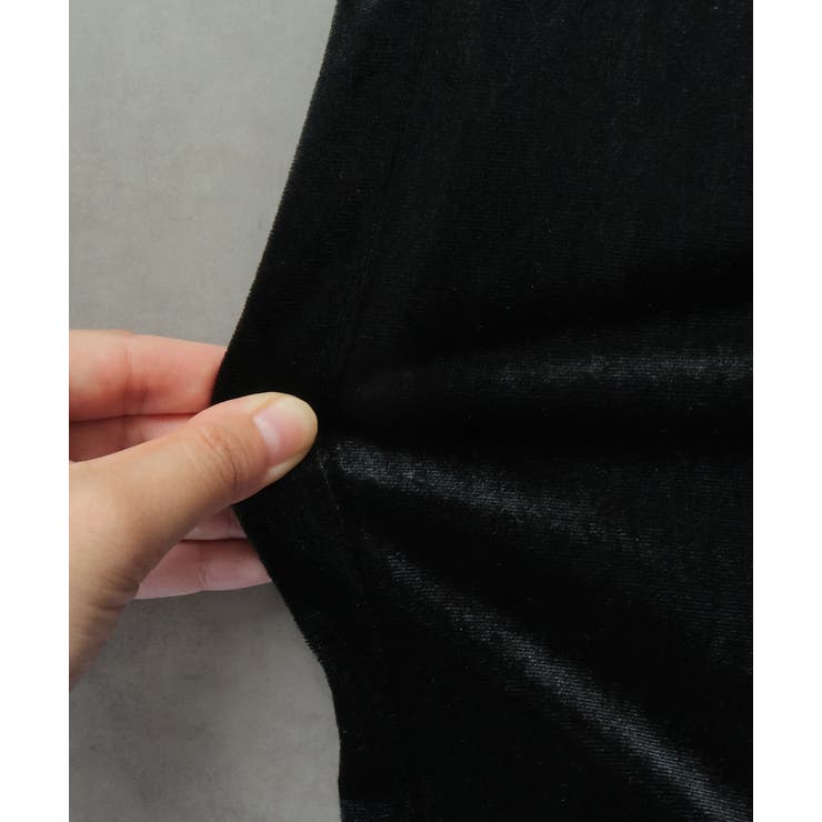 ベロアイージーロングパンツ | ad thie | 詳細画像45 