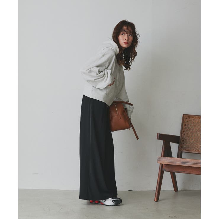 ショート丈スウェットフーディーパーカー | ad thie | 詳細画像10 