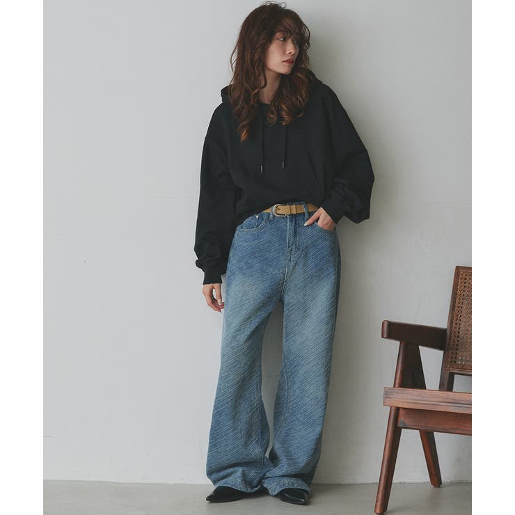 ショート丈スウェットフーディーパーカー | ad thie | 詳細画像27 