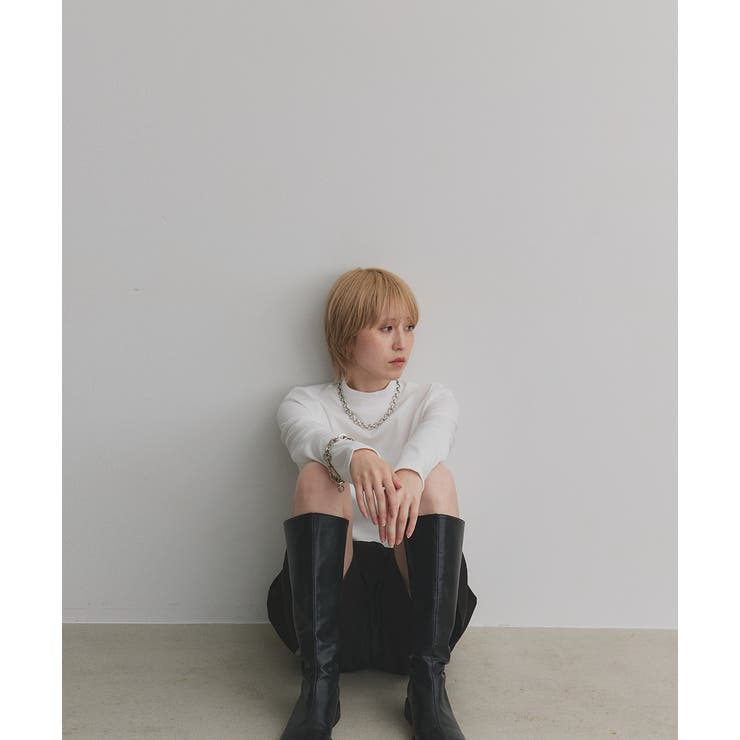 【2025AW新作】配色アソートスリーブハイネックトップス | ad thie | 詳細画像20 