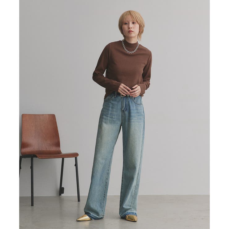 【2025AW新作】配色アソートスリーブハイネックトップス | ad thie | 詳細画像29 