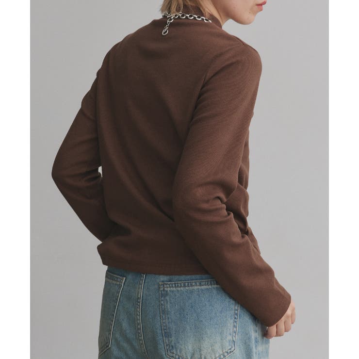 【2025AW新作】配色アソートスリーブハイネックトップス | ad thie | 詳細画像32 