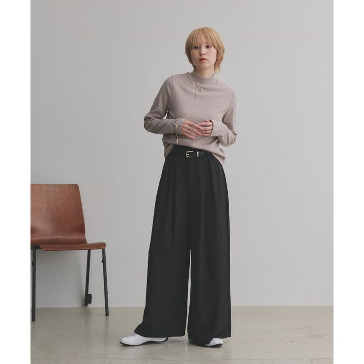 【2025AW新作】配色アソートスリーブハイネックトップス | ad thie | 詳細画像36 