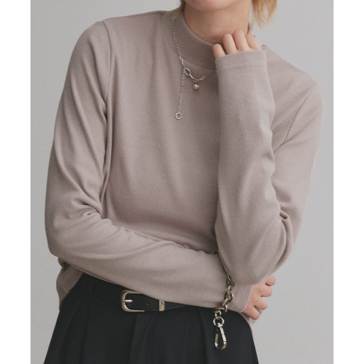 【2025AW新作】配色アソートスリーブハイネックトップス | ad thie | 詳細画像38 