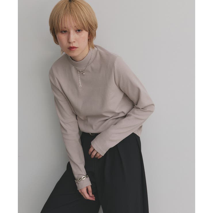 【2025AW新作】配色アソートスリーブハイネックトップス | ad thie | 詳細画像41 