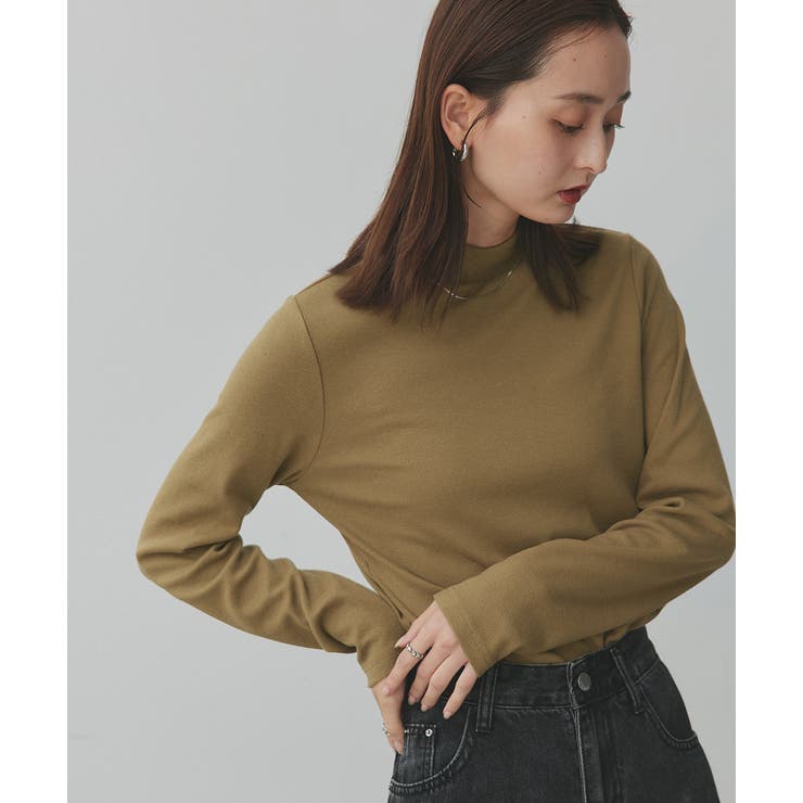 【2025AW新作】配色アソートスリーブハイネックトップス | ad thie | 詳細画像46 