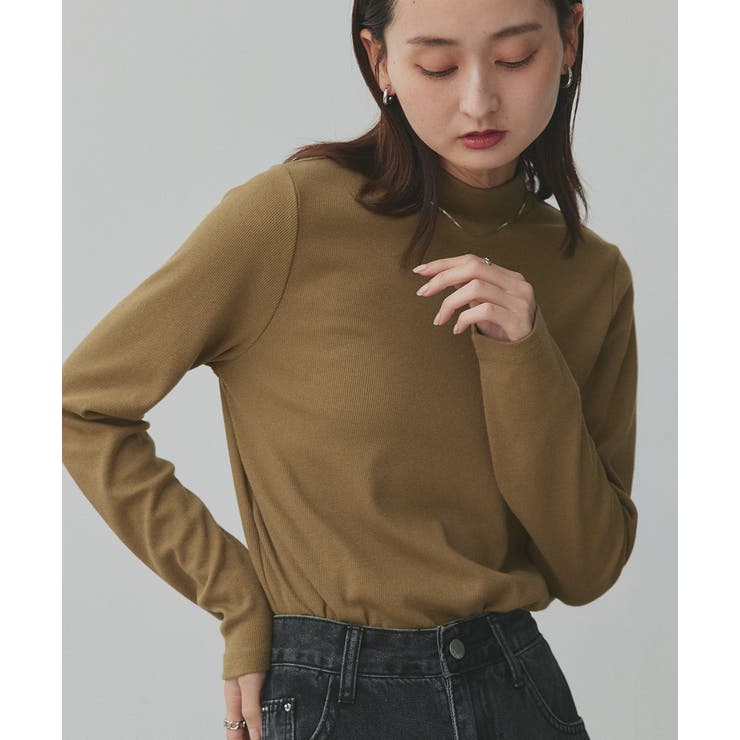 【2025AW新作】配色アソートスリーブハイネックトップス | ad thie | 詳細画像47 