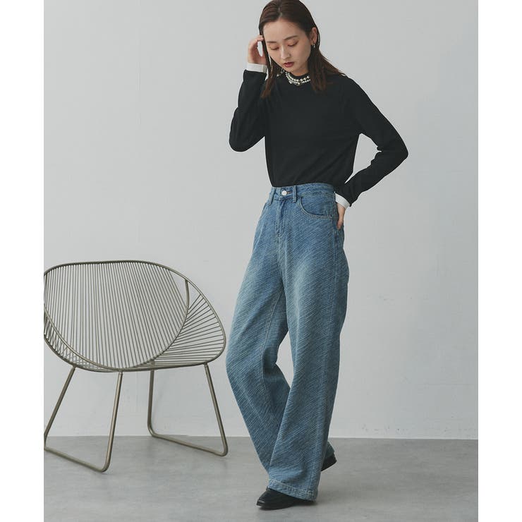 【2025AW新作】配色アソートスリーブハイネックトップス | ad thie | 詳細画像50 