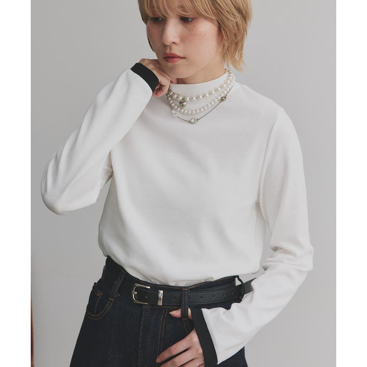 【2025AW新作】配色アソートスリーブハイネックトップス | ad thie | 詳細画像61 