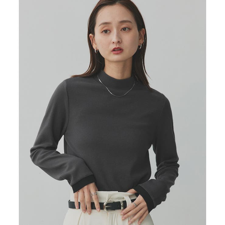 【2025AW新作】配色アソートスリーブハイネックトップス | ad thie | 詳細画像65 