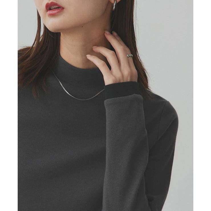 【2025AW新作】配色アソートスリーブハイネックトップス | ad thie | 詳細画像66 